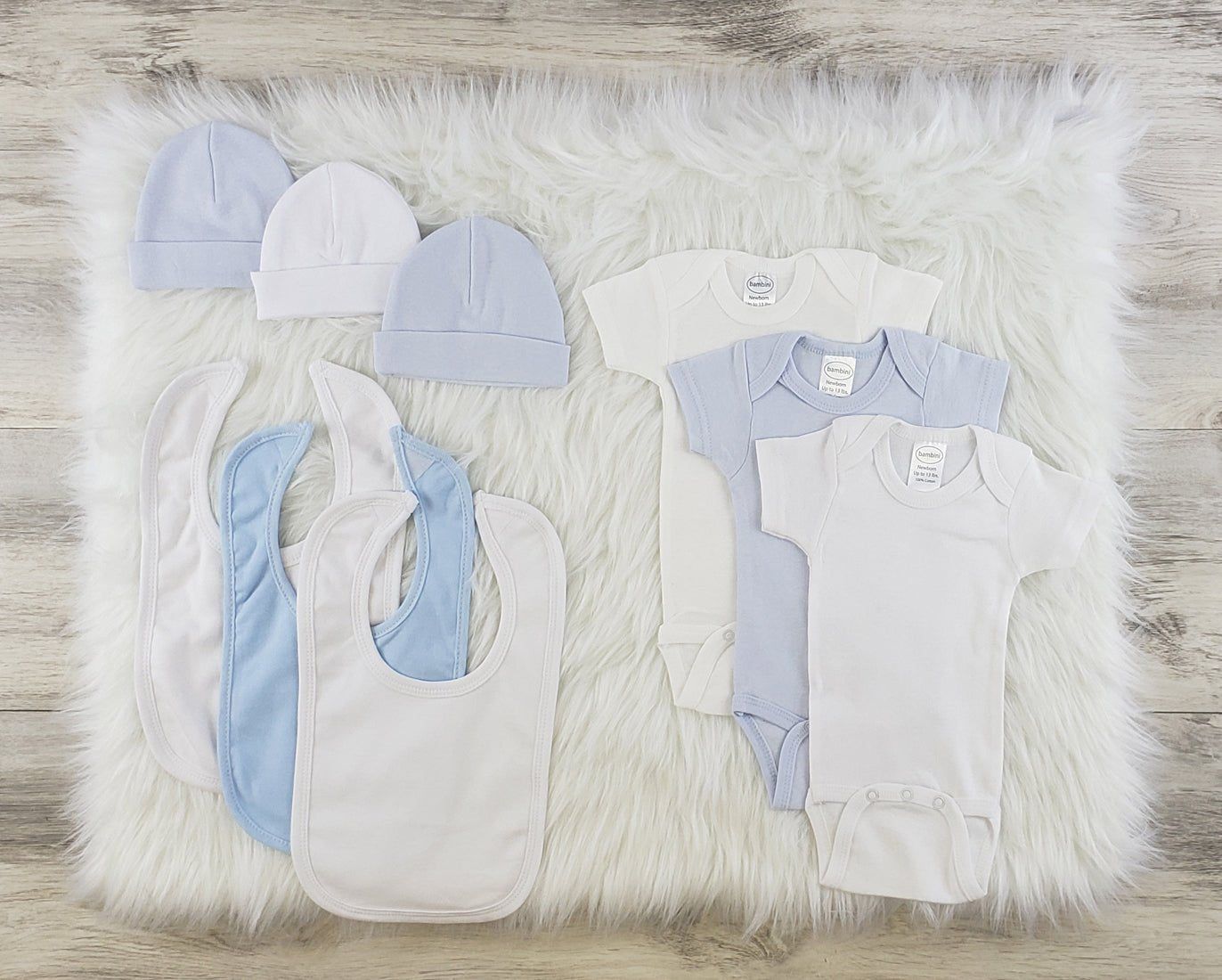 Bambini 9 Pc Layette Baby Clothes Set - Busy Bee Bazaar