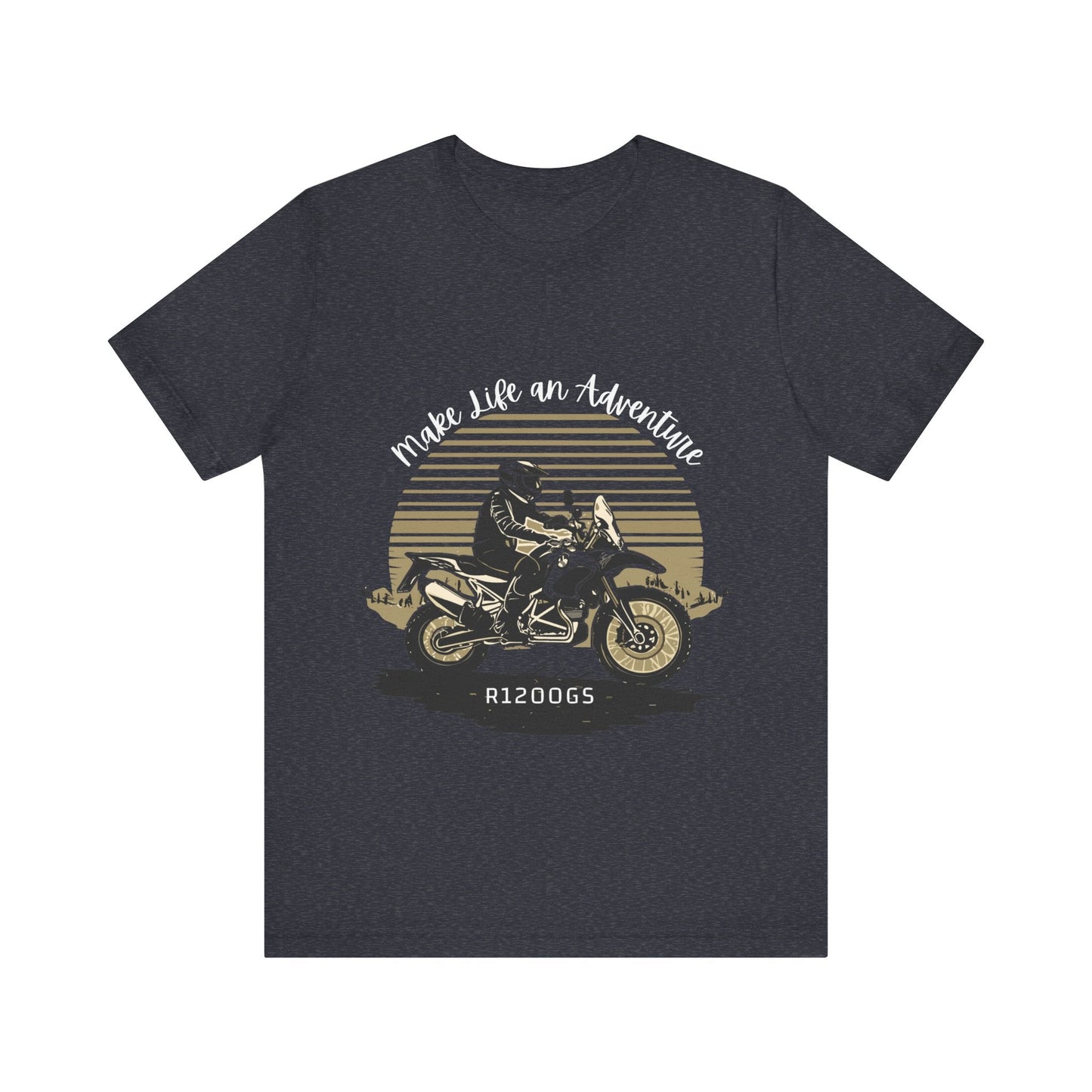 BMW R1200GS Make Life an Adventure T-shirt - Busy Bee Bazaar