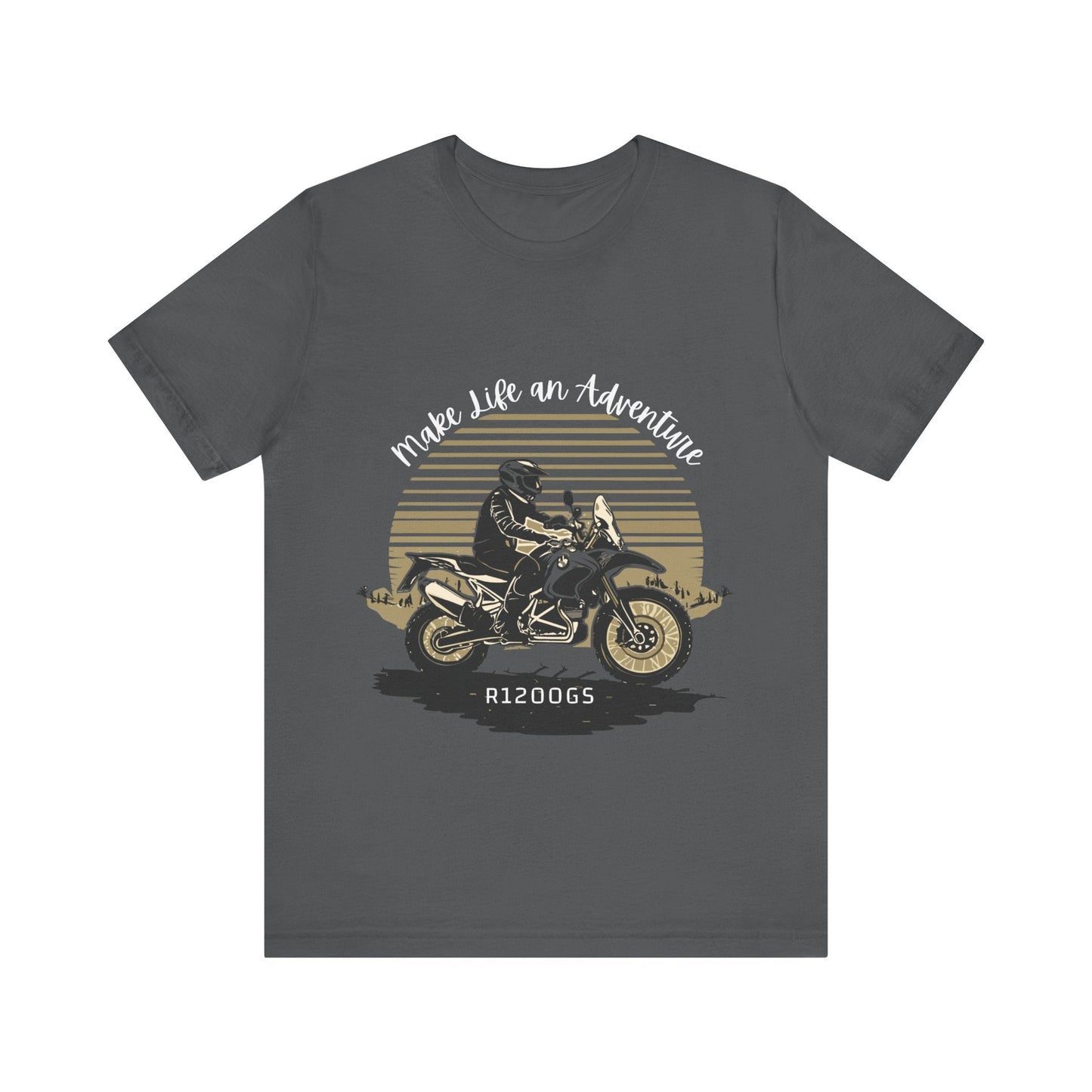 BMW R1200GS Make Life an Adventure T-shirt - Busy Bee Bazaar