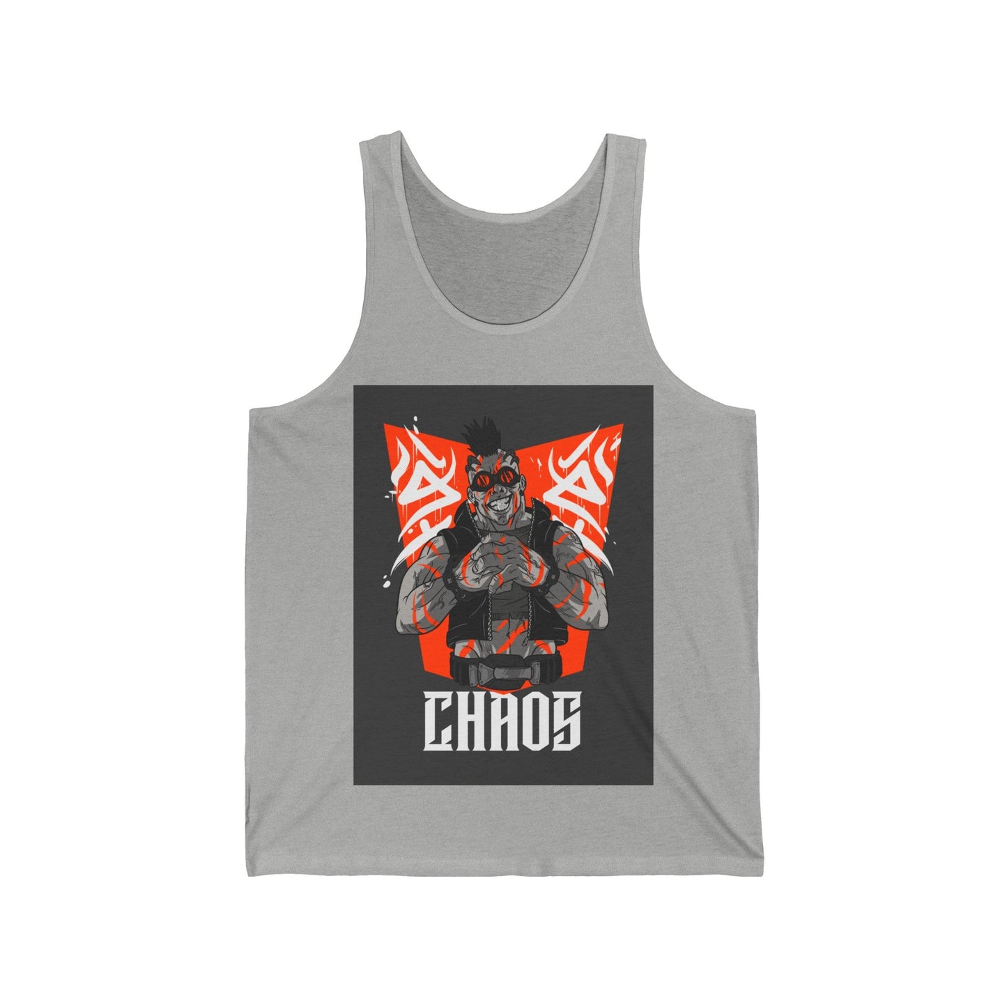 Chaos Anime Unisex Jersey Tank - Busy Bee Bazaar