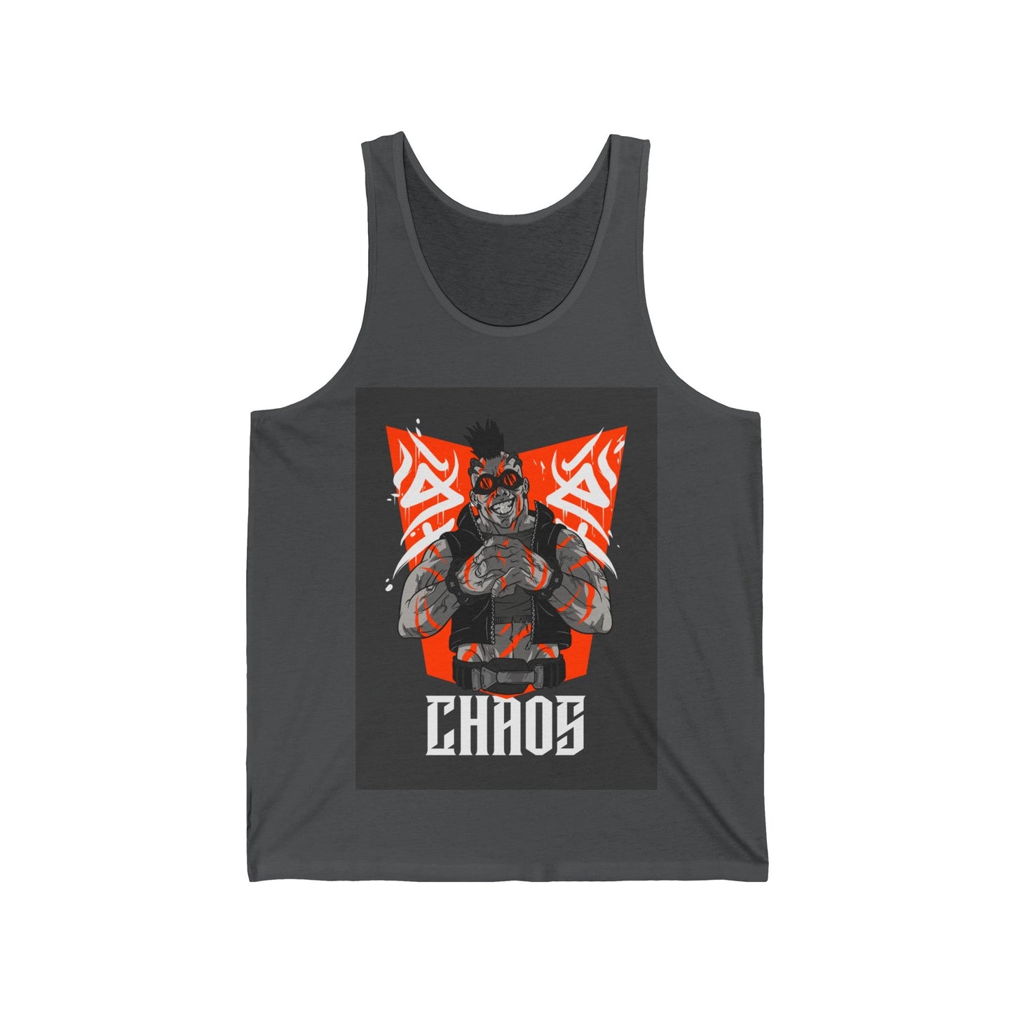 Chaos Anime Unisex Jersey Tank - Busy Bee Bazaar