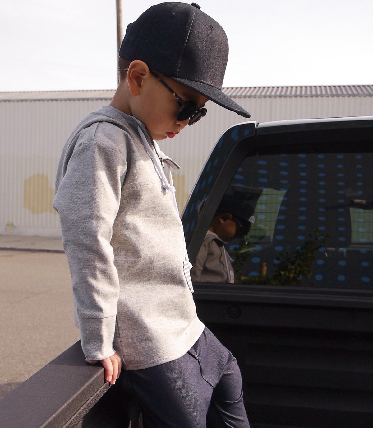 Denim Snapback - kids - Busy Bee Bazaar