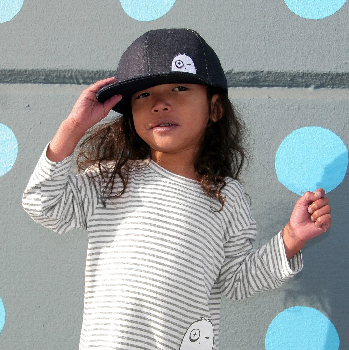 Denim Snapback - kids - Busy Bee Bazaar