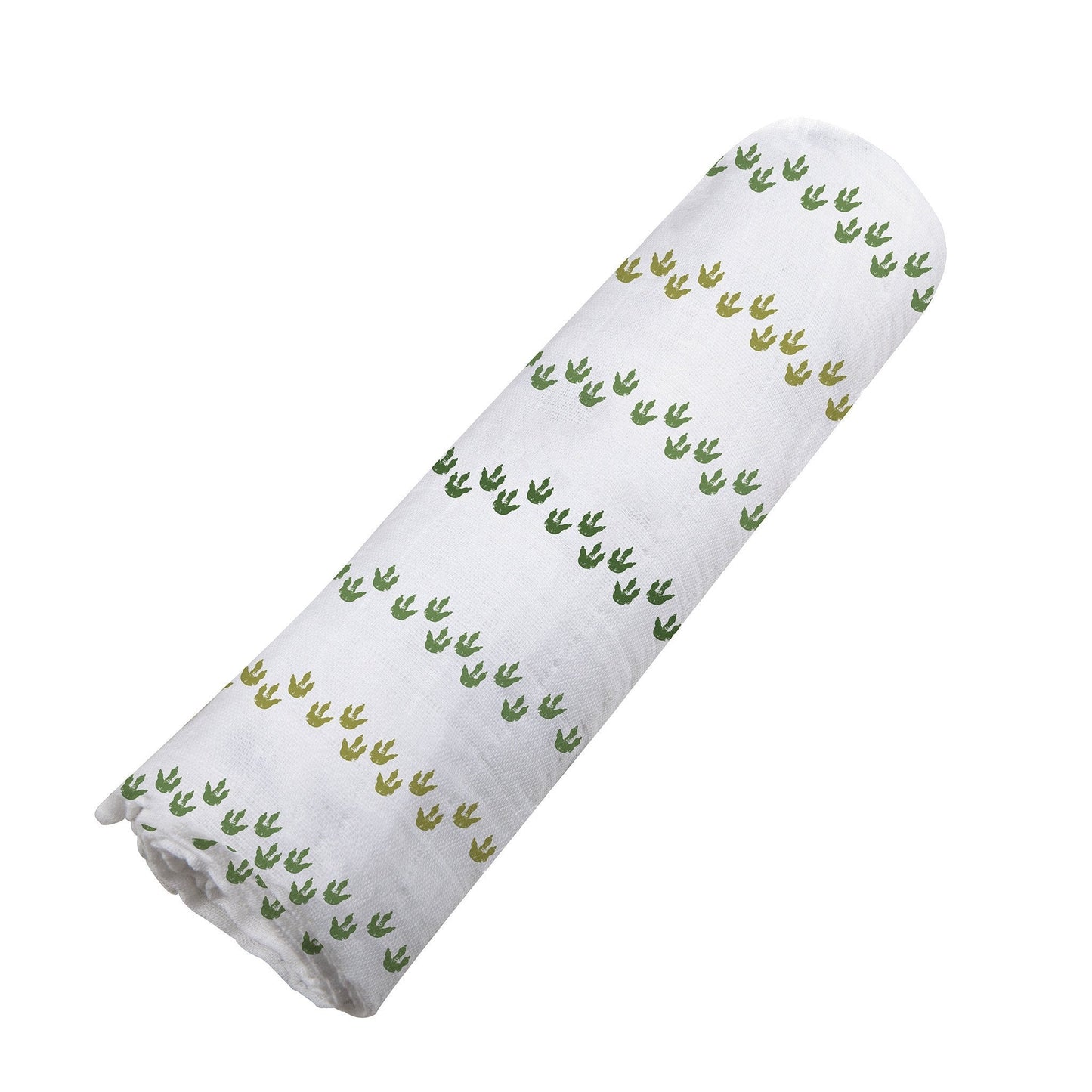 Dino Feet Cotton Muslin Swaddle - Busy Bee Bazaar