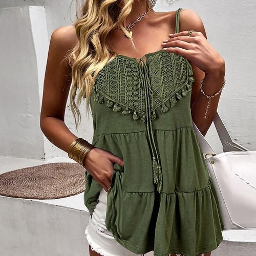 Elegant V-Neck Solid Color Blouse Pullover Top - Busy Bee Bazaar