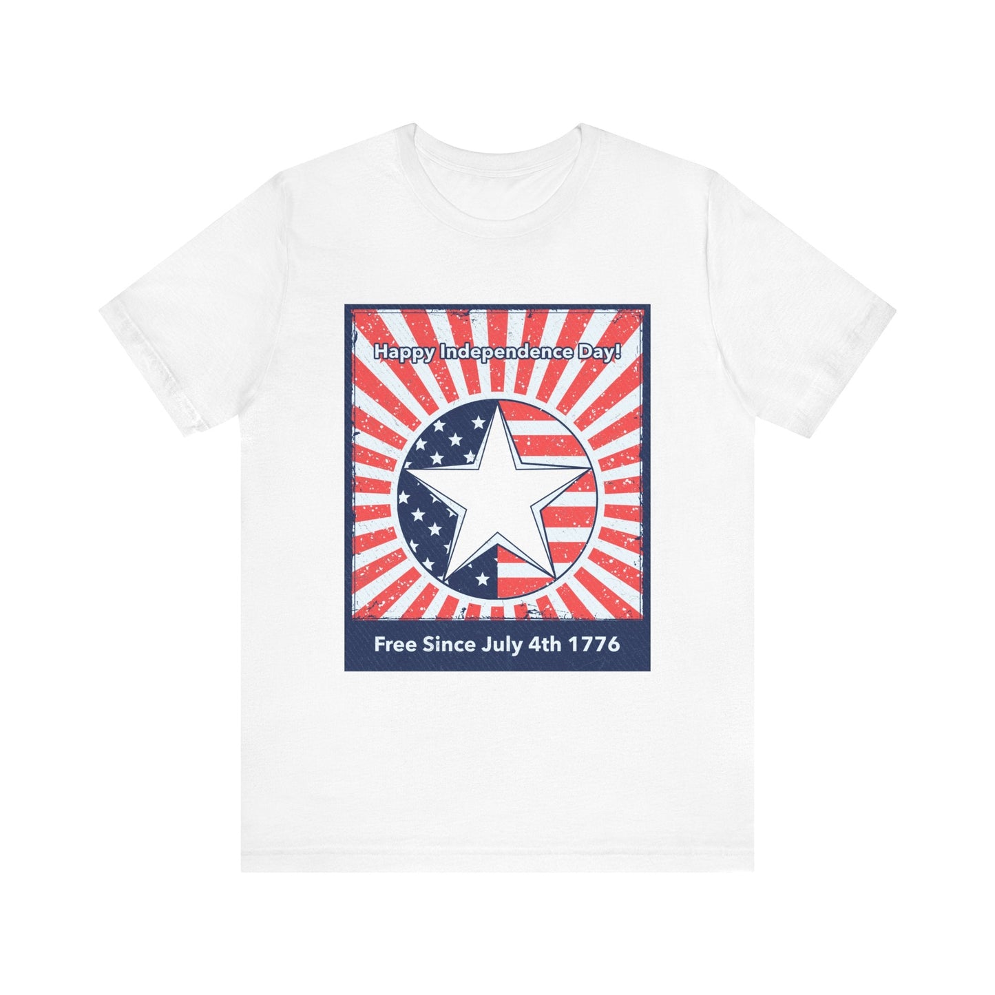 Happy Independence Day Unisex Jersey Short Sleeve Tee - Busy Bee Bazaar