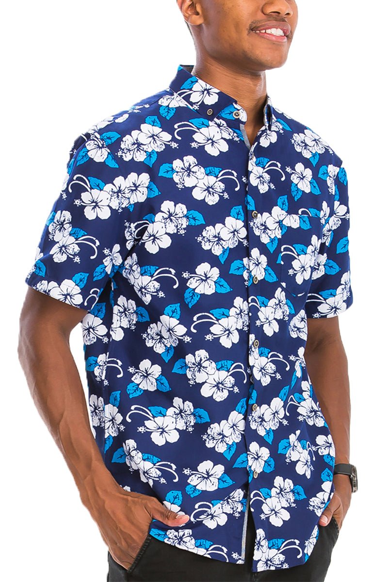 HAWAIIAN BUTTON DOWN SHIRT - Busy Bee Bazaar