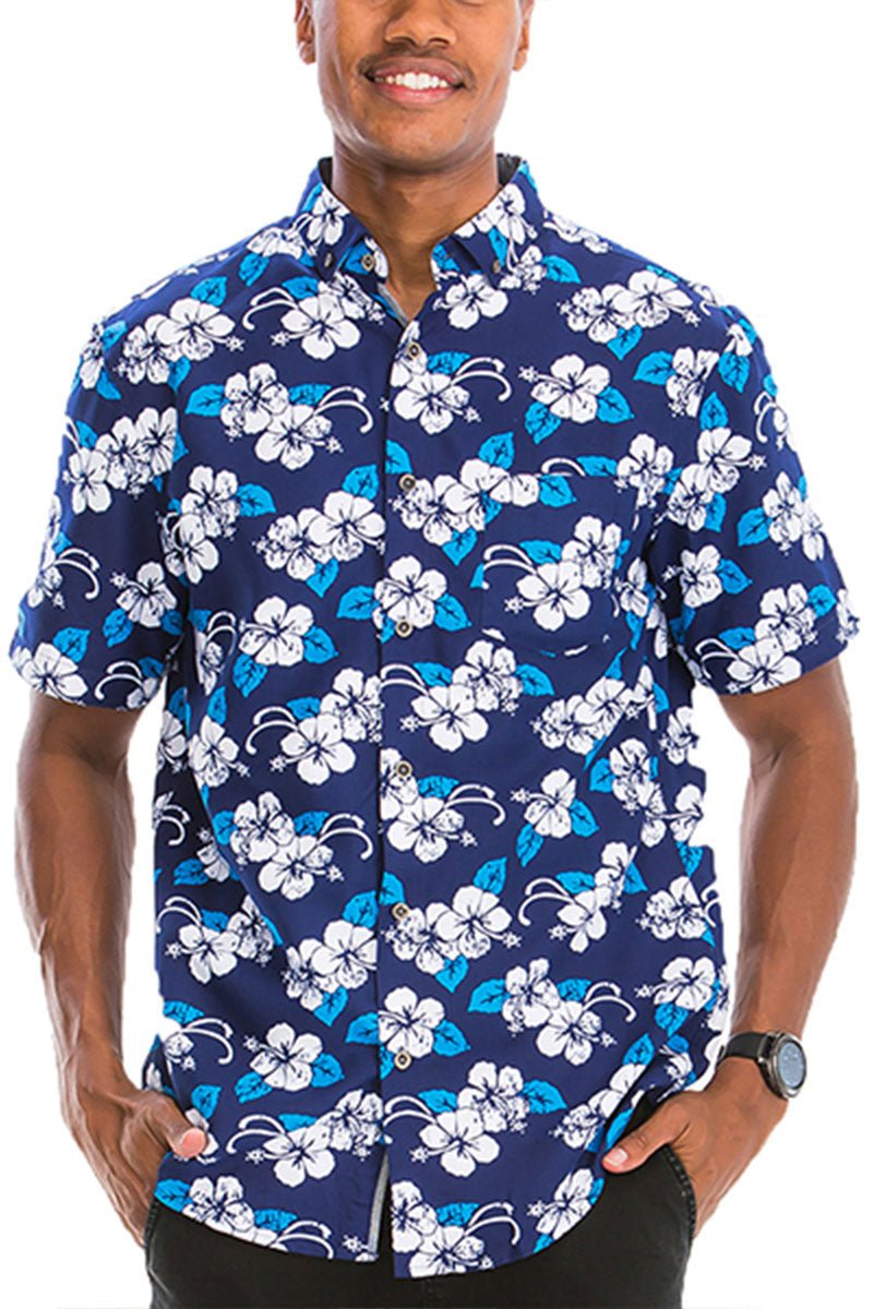 HAWAIIAN BUTTON DOWN SHIRT - Busy Bee Bazaar