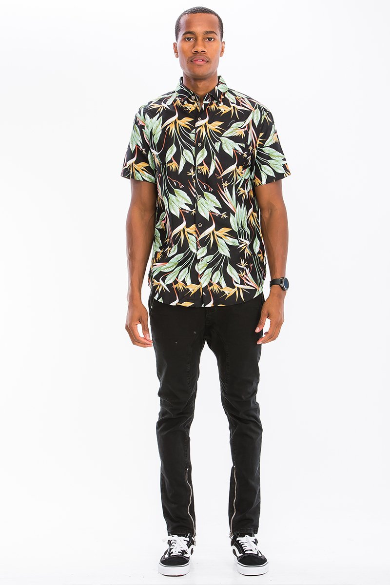 HAWAIIAN BUTTON DOWN SHIRT - Busy Bee Bazaar