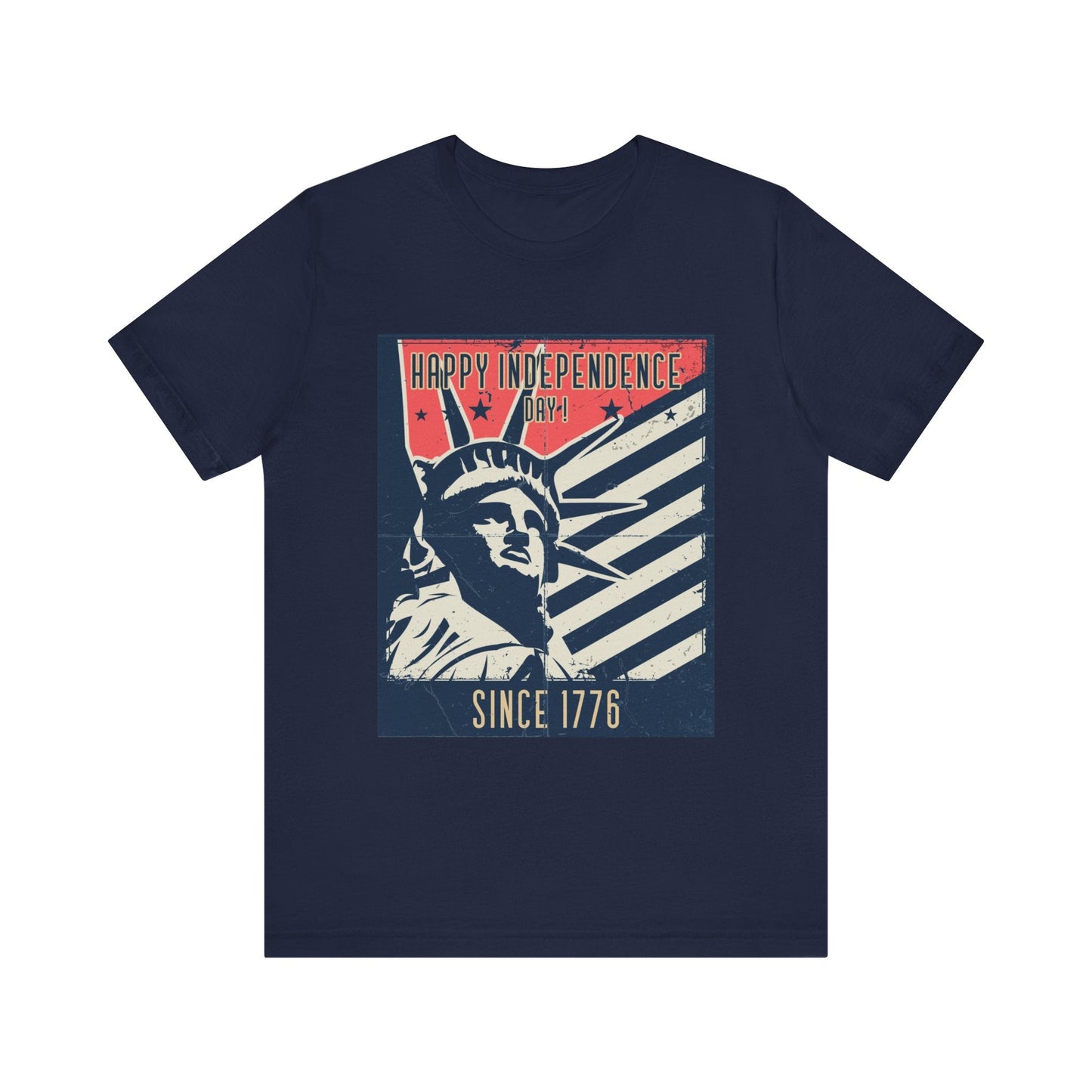 Lady Liberty 4th of July Unisex Jersey Short Sleeve Tee - Busy Bee Bazaar
