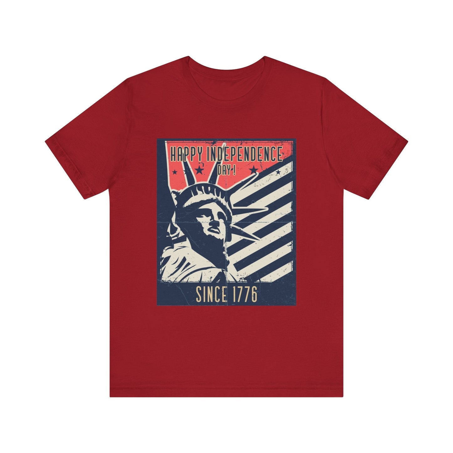 Lady Liberty 4th of July Unisex Jersey Short Sleeve Tee - Busy Bee Bazaar