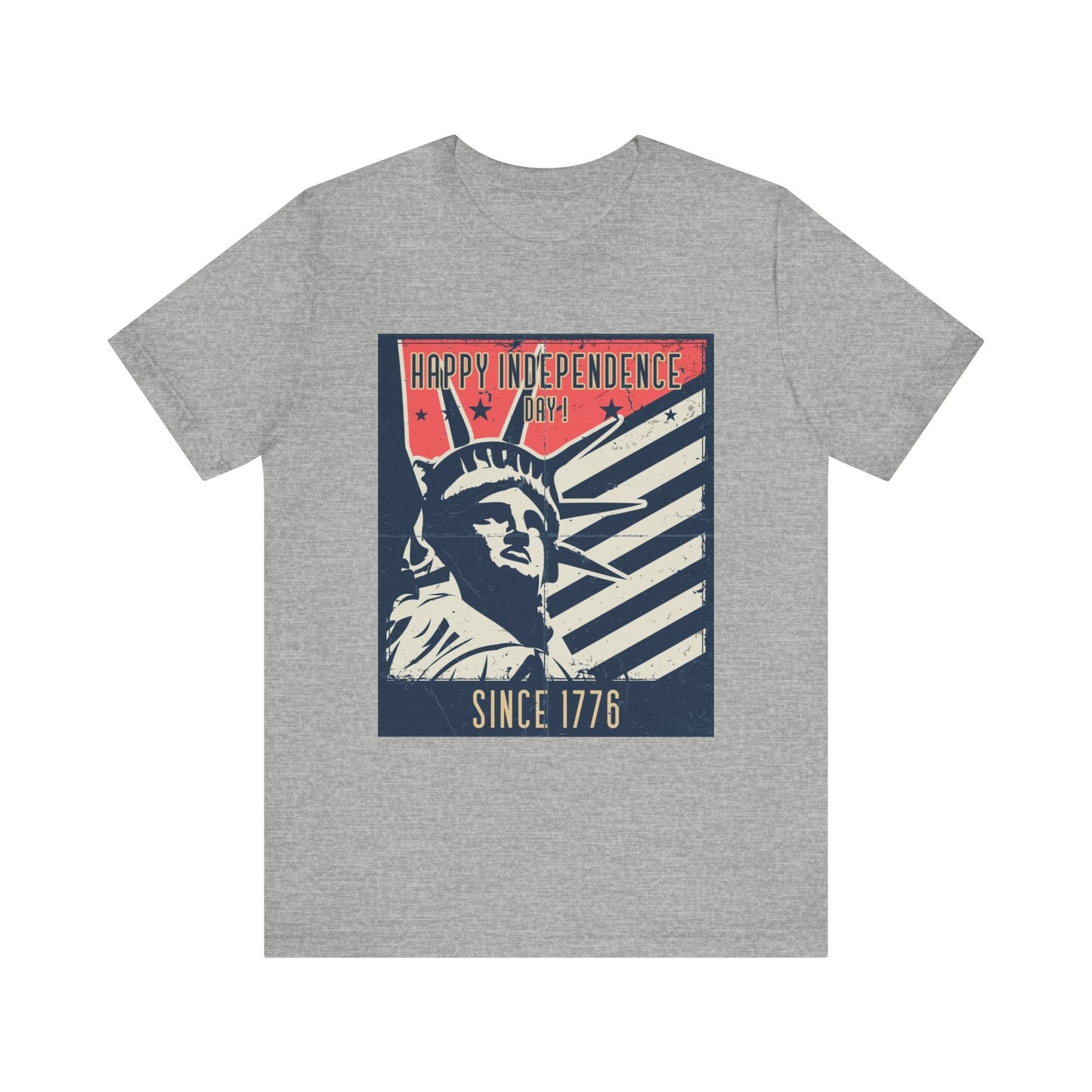 Lady Liberty 4th of July Unisex Jersey Short Sleeve Tee - Busy Bee Bazaar