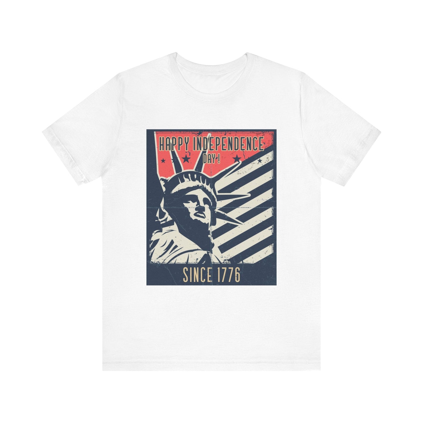 Lady Liberty 4th of July Unisex Jersey Short Sleeve Tee - Busy Bee Bazaar