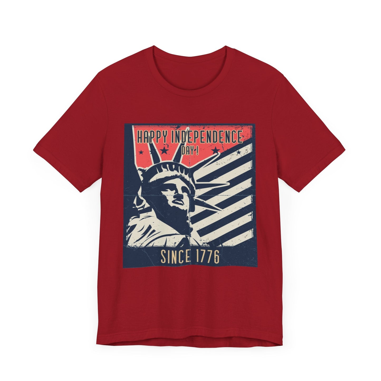 Lady Liberty 4th of July Unisex Jersey Short Sleeve Tee - Busy Bee Bazaar