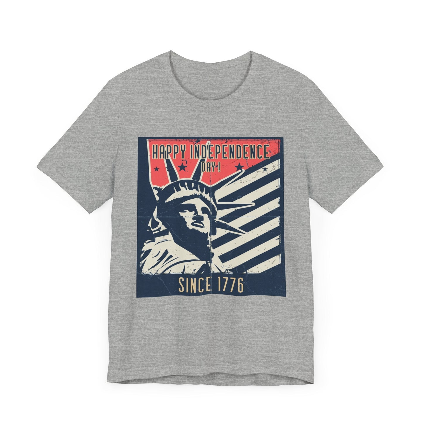 Lady Liberty 4th of July Unisex Jersey Short Sleeve Tee - Busy Bee Bazaar