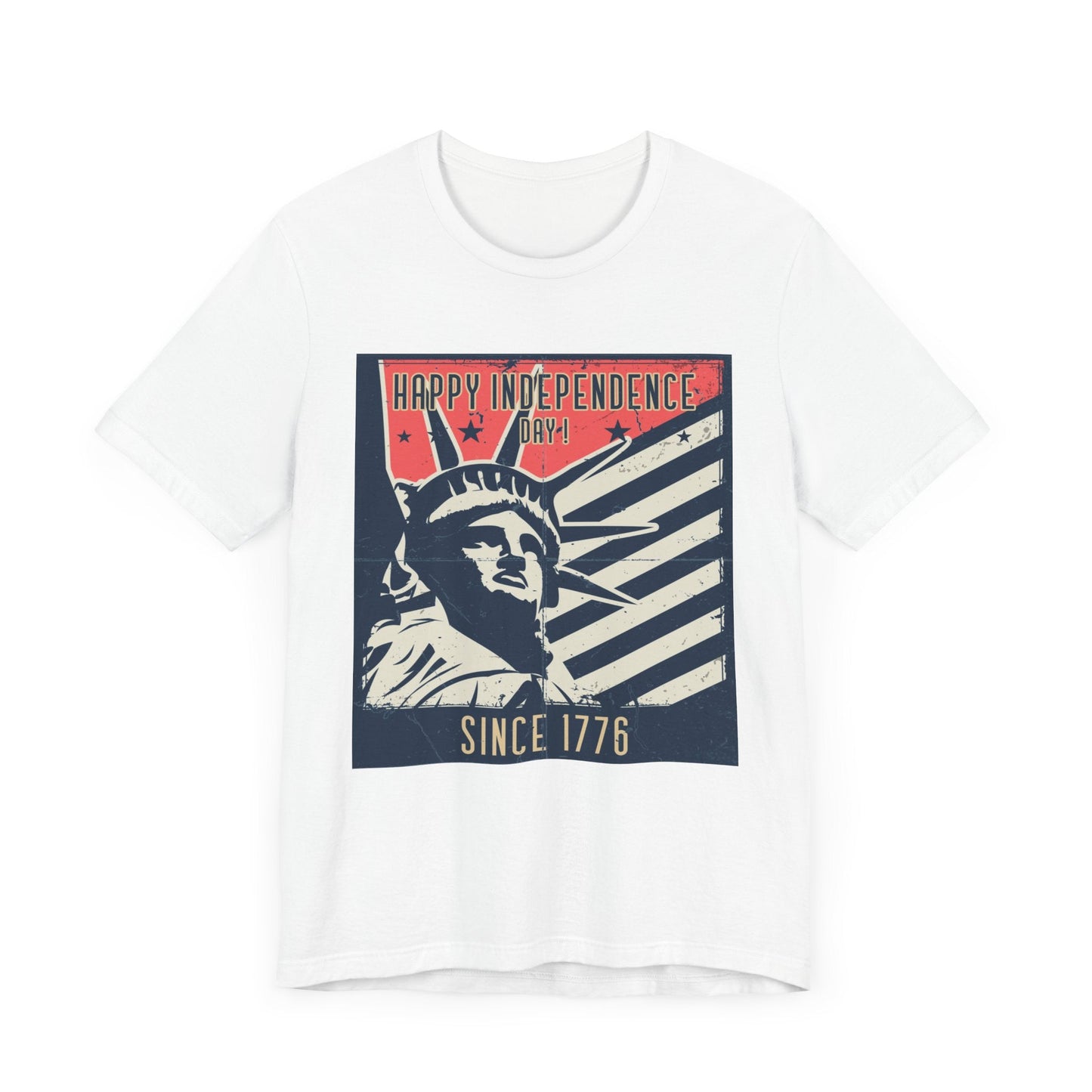 Lady Liberty 4th of July Unisex Jersey Short Sleeve Tee - Busy Bee Bazaar