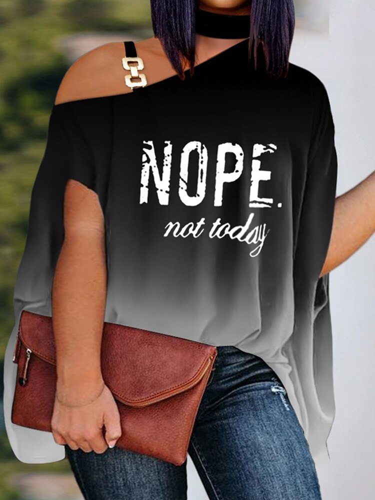 Loose Hollow Out Halter Short Batwing Sleeve Top Blouses Streetwear - Busy Bee Bazaar