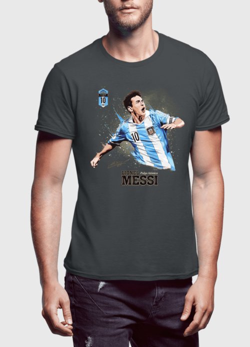 Messi Half Sleeves T-shirt - Busy Bee Bazaar