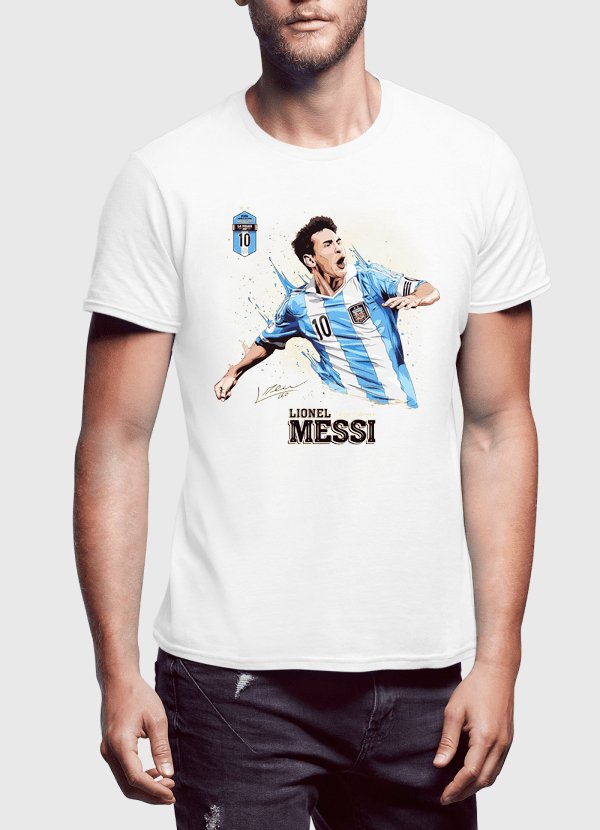 Messi Half Sleeves T-shirt - Busy Bee Bazaar