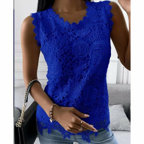 New Top Vest Lace Shirt - Busy Bee Bazaar