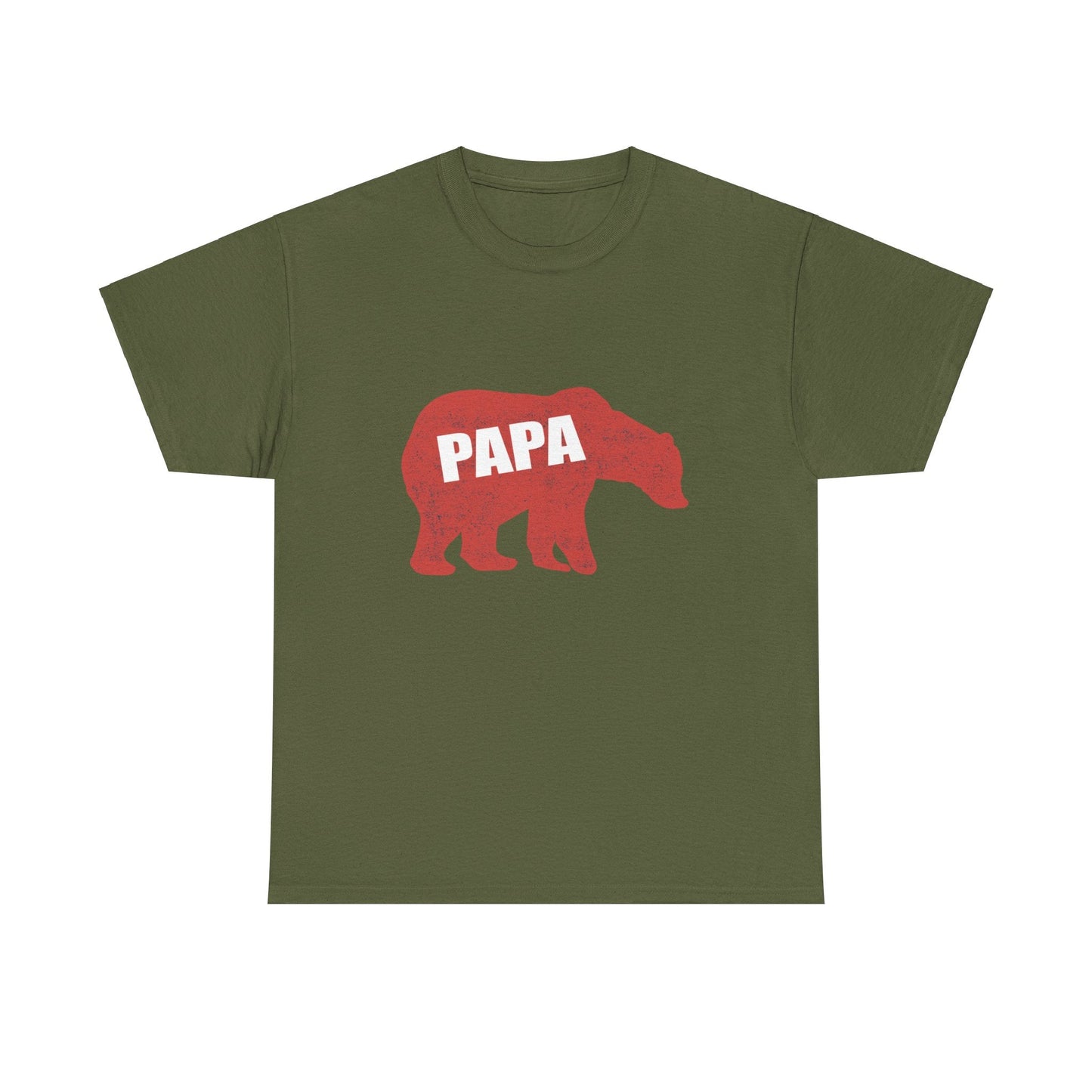 PAPA Bear Unisex Heavy Cotton Tee - Busy Bee Bazaar