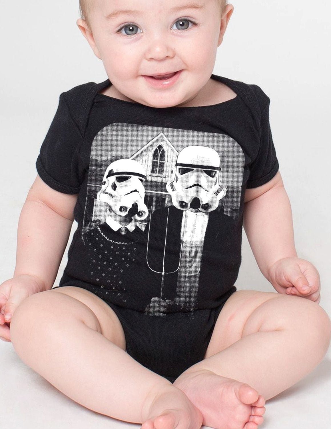 Star Wars American Gothic Onesie - Busy Bee Bazaar