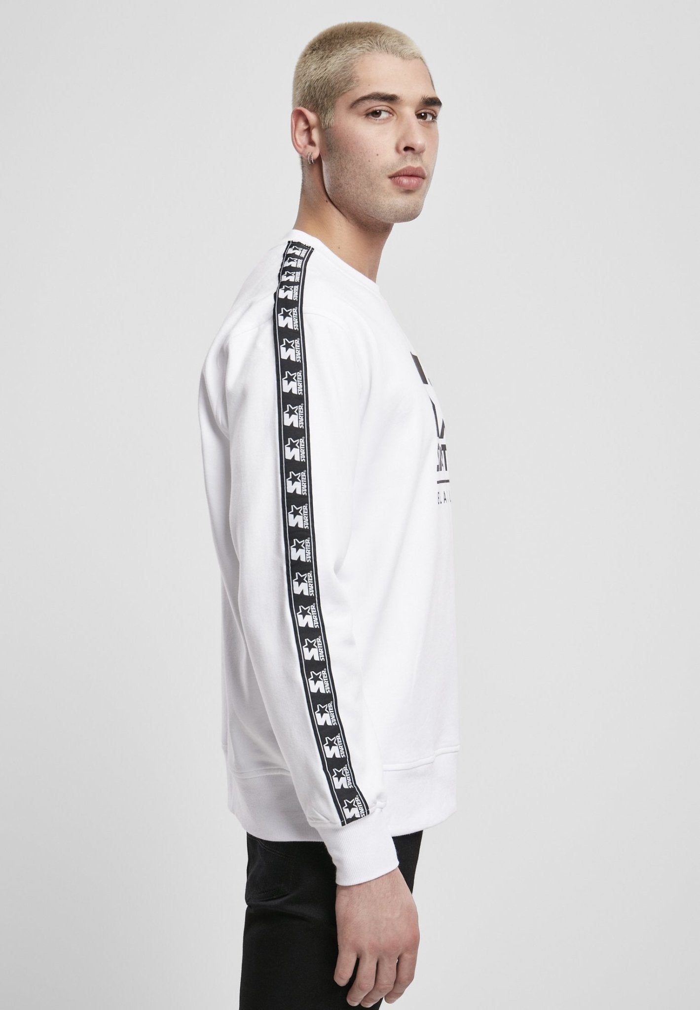 Starter Logo Taped Crewneck - Busy Bee Bazaar