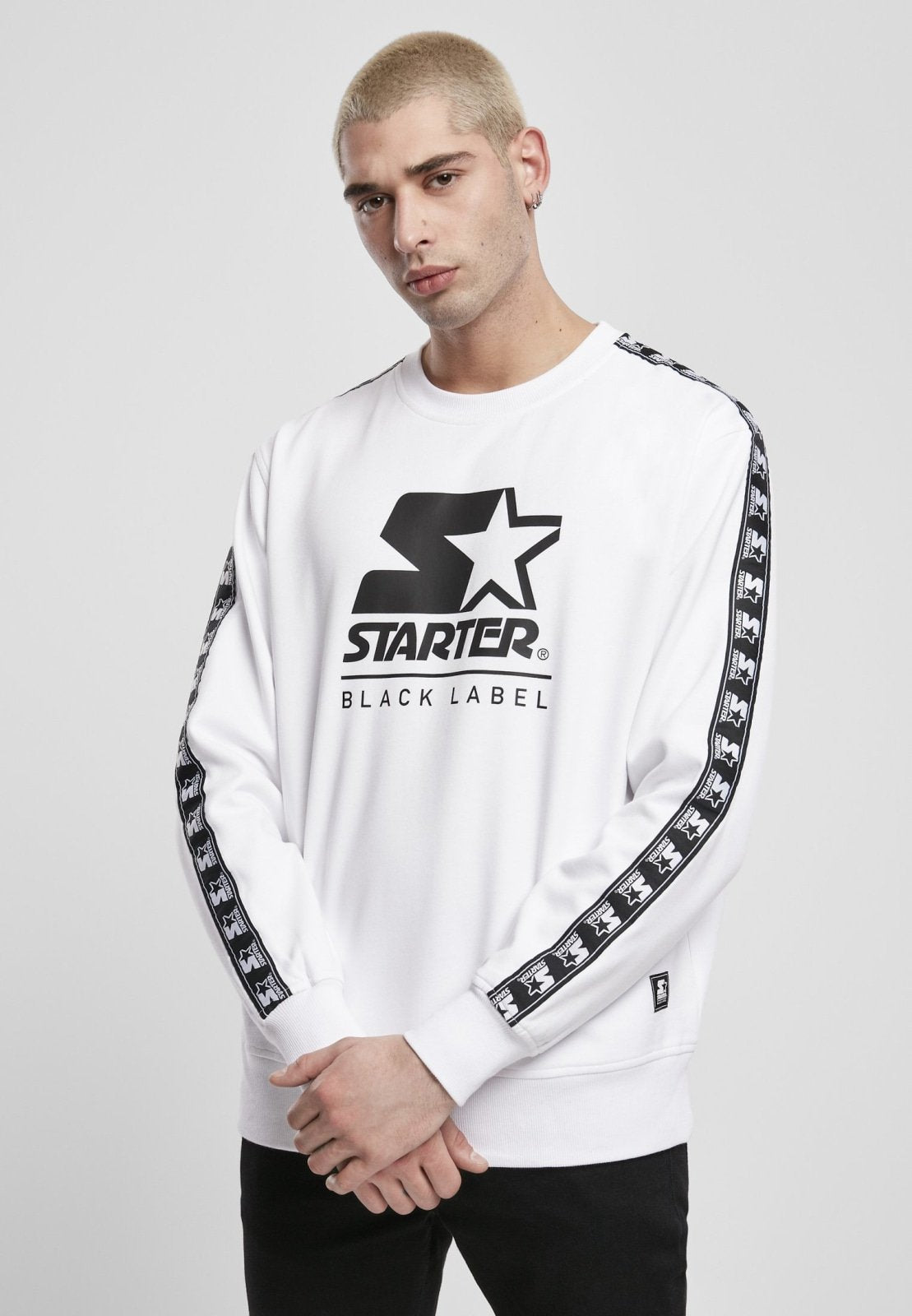 Starter Logo Taped Crewneck - Busy Bee Bazaar