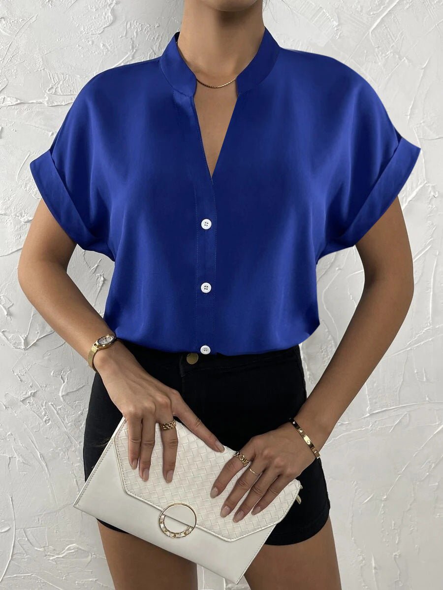 V-neck Blouse Women's Wear - Busy Bee Bazaar