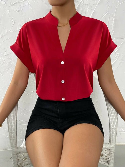 V-neck Blouse Women's Wear - Busy Bee Bazaar