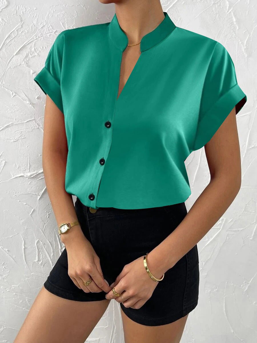 V-neck Blouse Women's Wear - Busy Bee Bazaar