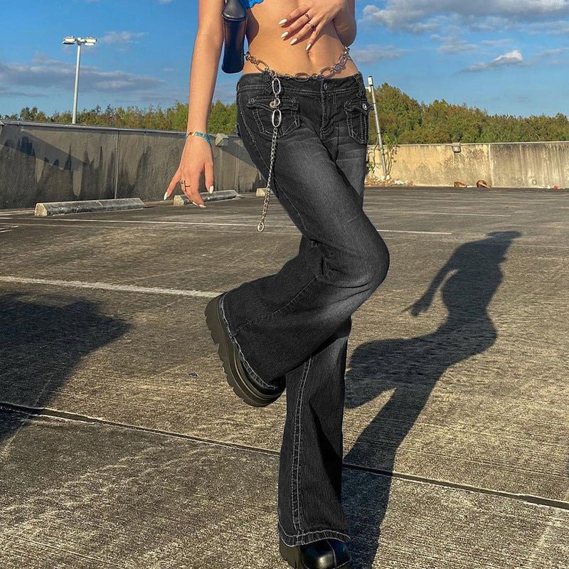 versize Wide Leg Baggy Pants Casual Cargo Trousers - Busy Bee Bazaar