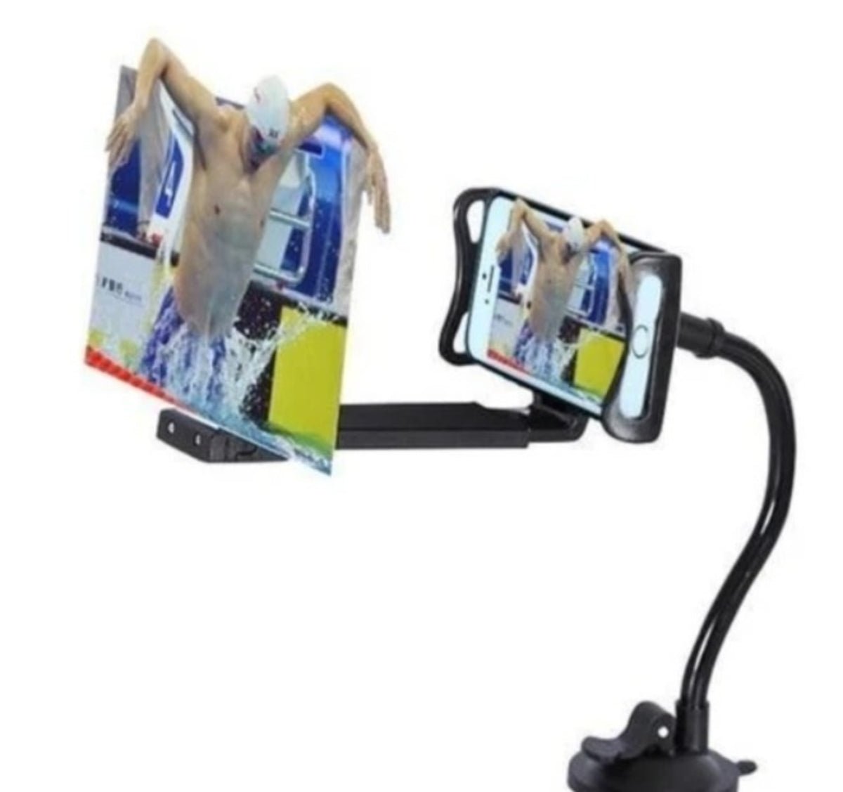 12" Mobile Phone HD Projection 3D Magnifier with Stand - Busy Bee Bazaar