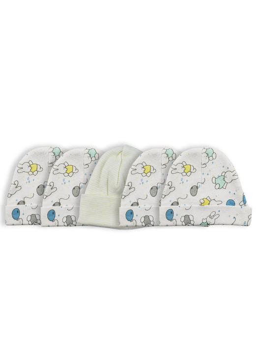 Bambini Baby Cap (Pack of 5) - Busy Bee Bazaar