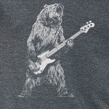 Bear Playing Bass Guitar - Busy Bee Bazaar