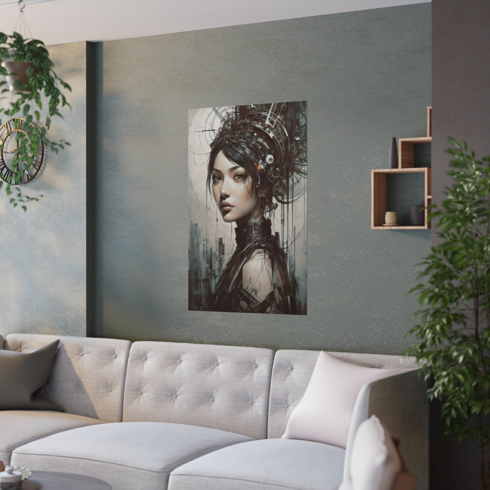 Beautiful Asian girl Poster - Busy Bee Bazaar