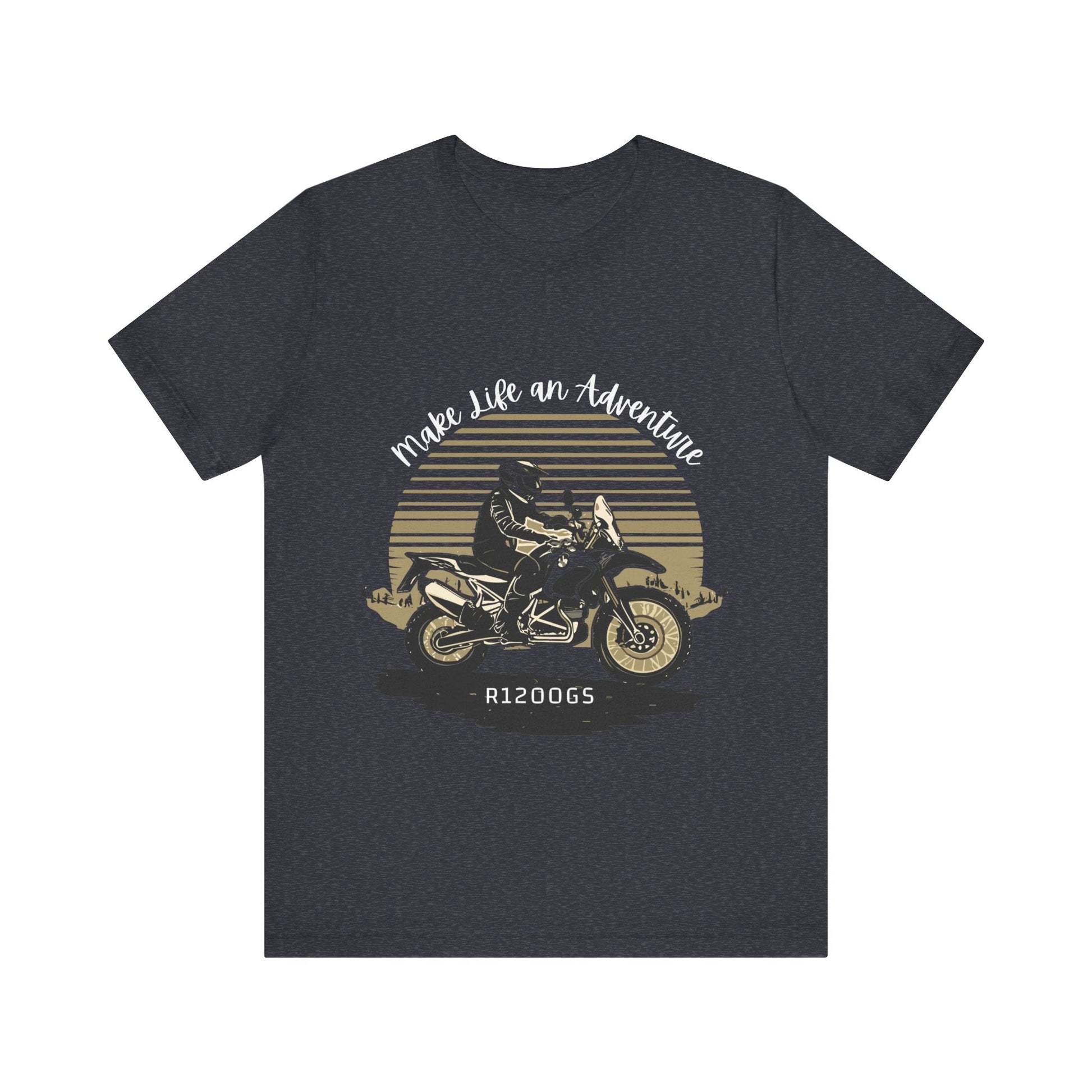 BMW R1200GS Make Life an Adventure T-shirt - Busy Bee Bazaar