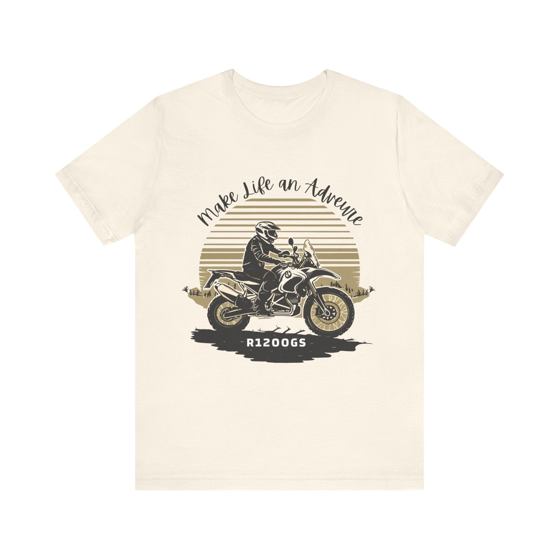 BMW R1200GS Make Life an Adventure T-shirt - Busy Bee Bazaar