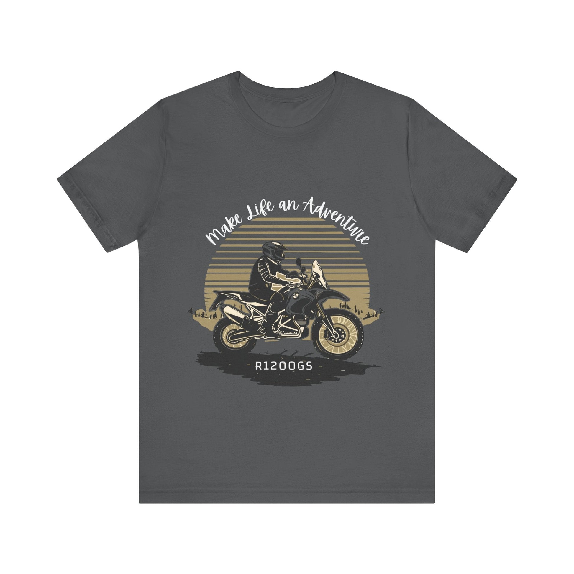 BMW R1200GS Make Life an Adventure T-shirt - Busy Bee Bazaar