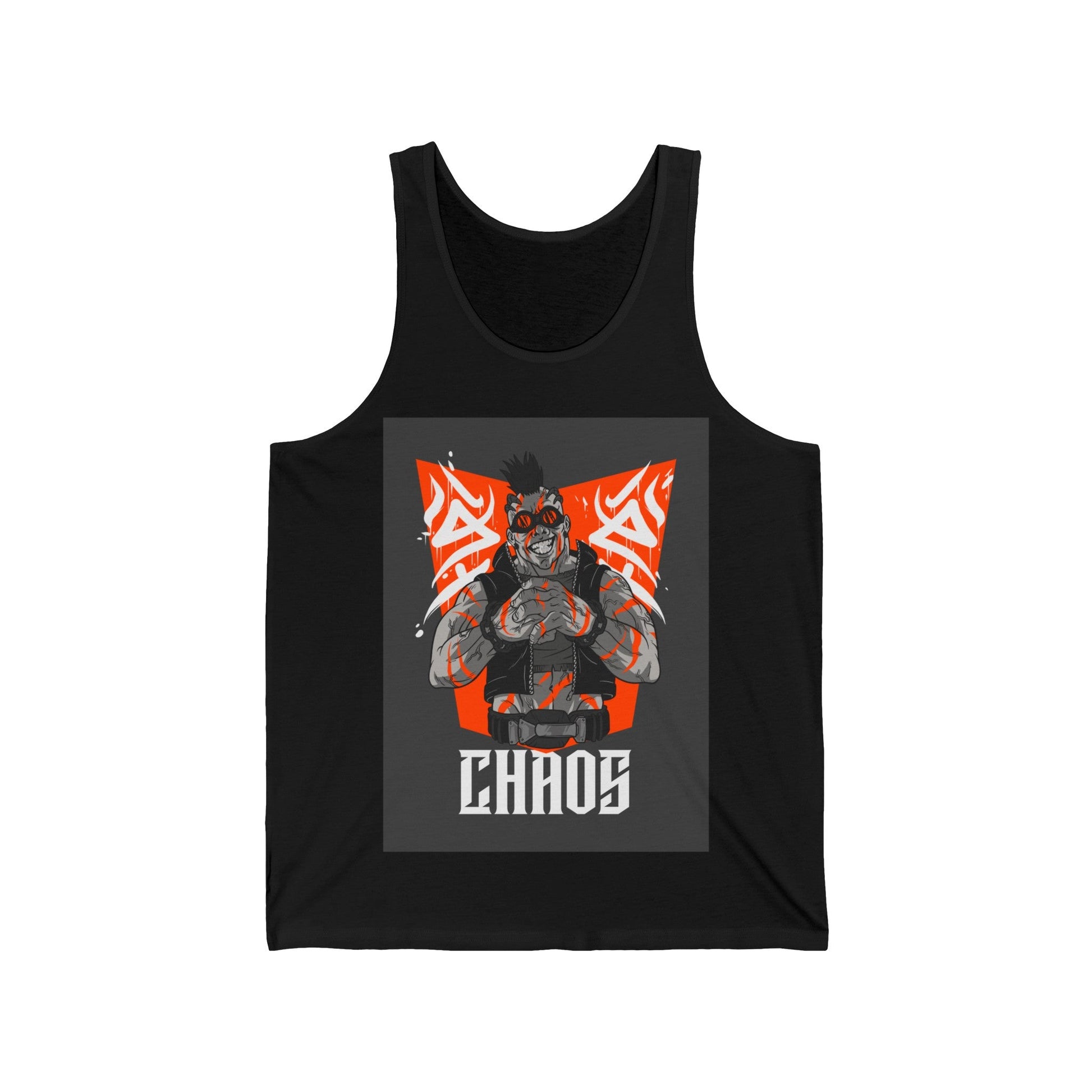 Chaos Anime Unisex Jersey Tank - Busy Bee Bazaar