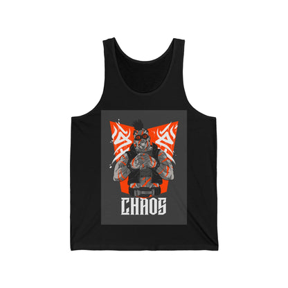 Chaos Anime Unisex Jersey Tank - Busy Bee Bazaar