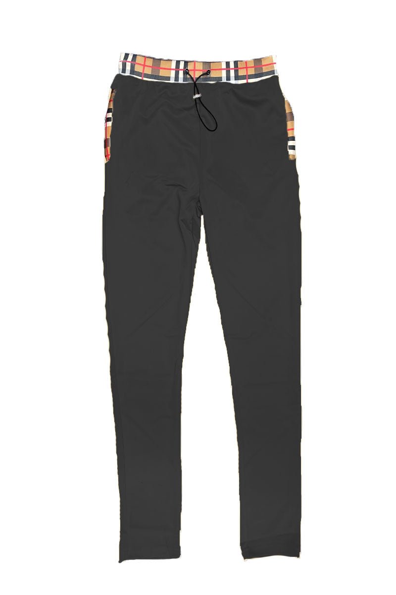 Checkered Polo and Pant Set - Busy Bee Bazaar