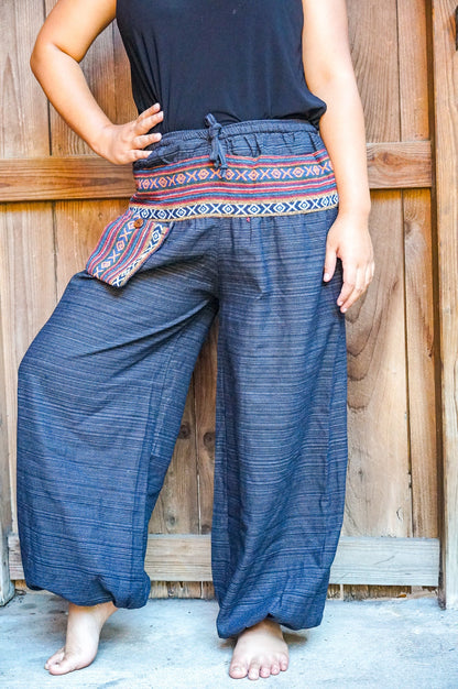Cotton Women Tribal Boho Pants Hippie Pants - Busy Bee Bazaar