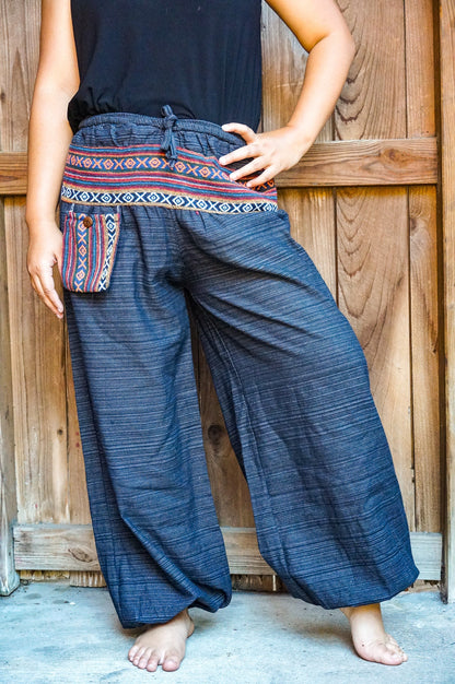 Cotton Women Tribal Boho Pants Hippie Pants - Busy Bee Bazaar