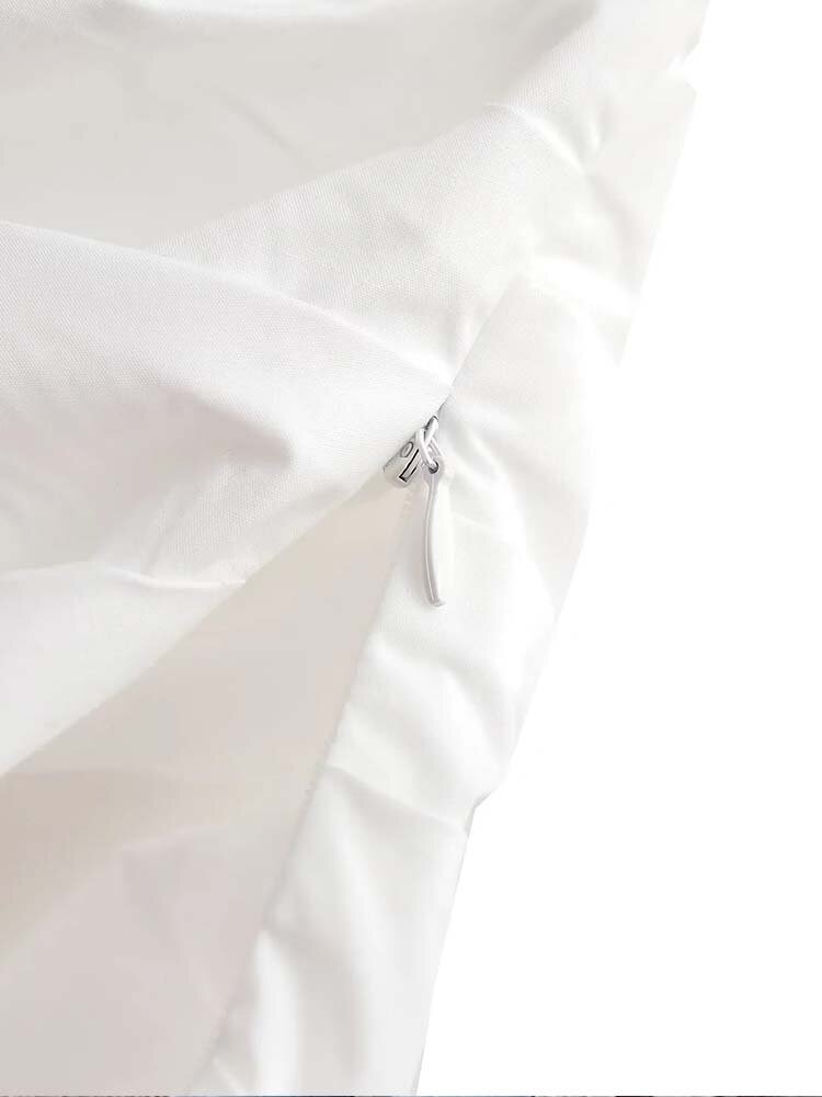 Crop Top Women Asymmetric Ruched Top - Busy Bee Bazaar