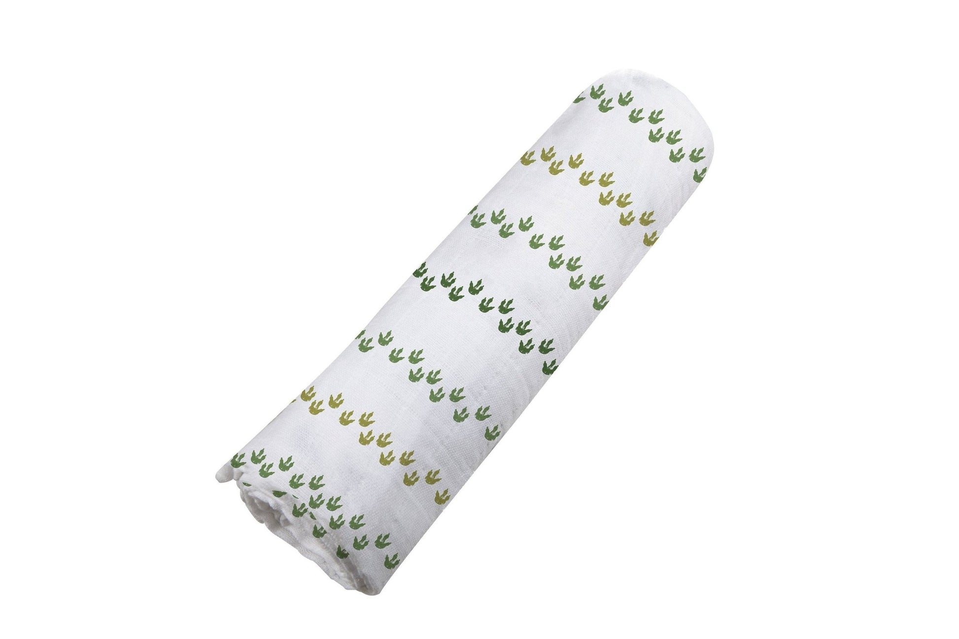 Dino Feet Cotton Muslin Swaddle - Busy Bee Bazaar