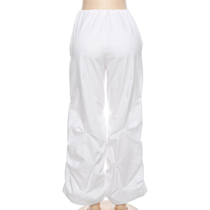 High Waist Loose Sports Casual Pants - Busy Bee Bazaar