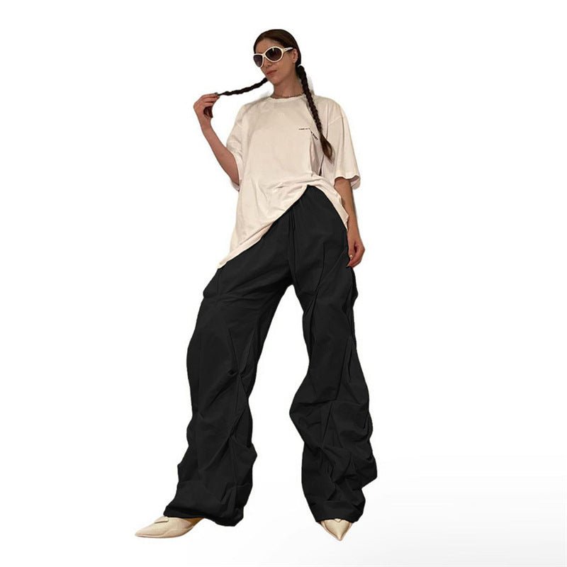 High Waist Loose Sports Casual Pants - Busy Bee Bazaar