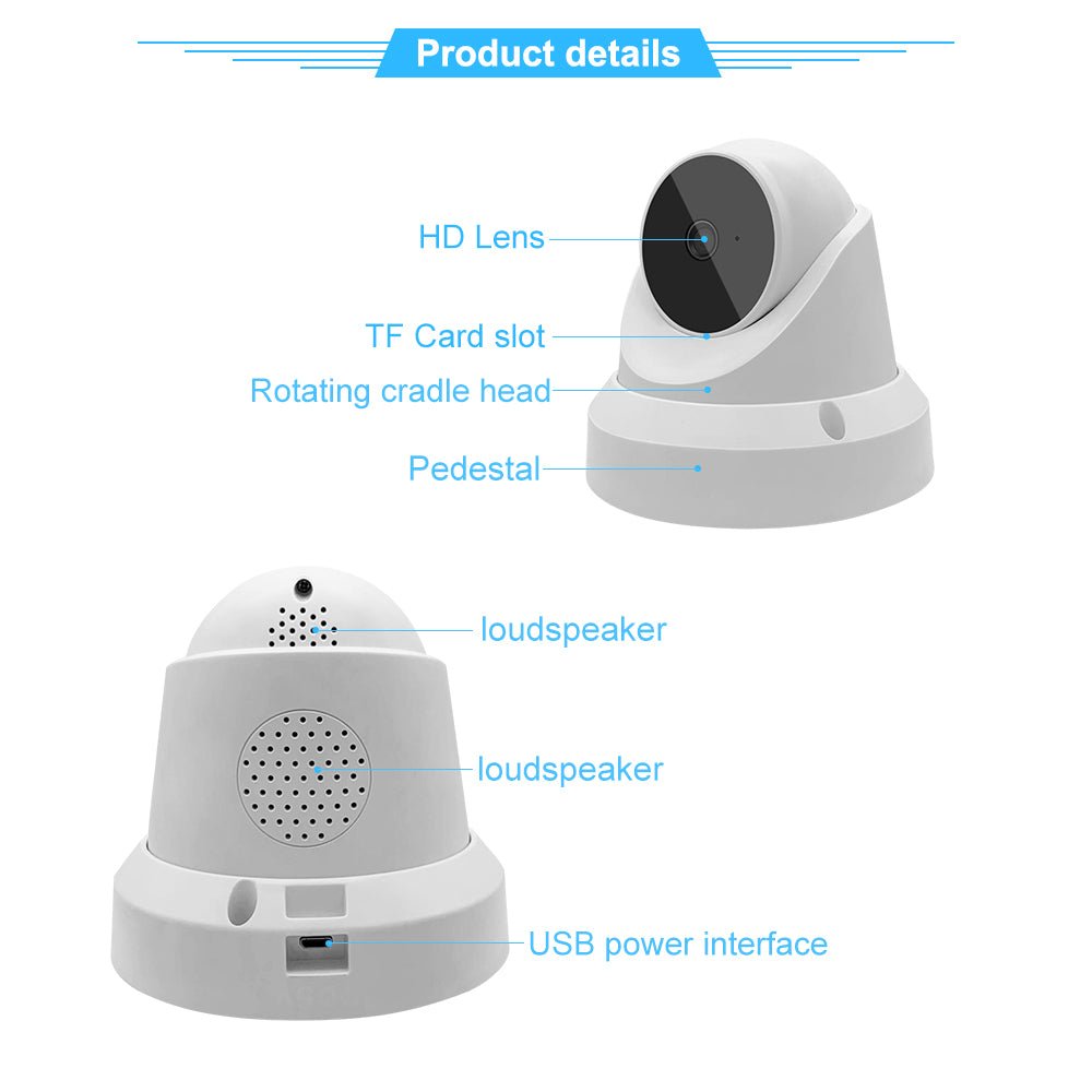 IP WiFi Camera Baby Monitor Home Security Camera - Busy Bee Bazaar