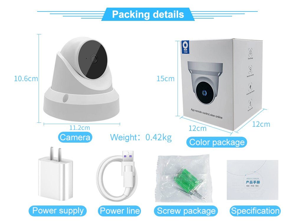 IP WiFi Camera Baby Monitor Home Security Camera - Busy Bee Bazaar